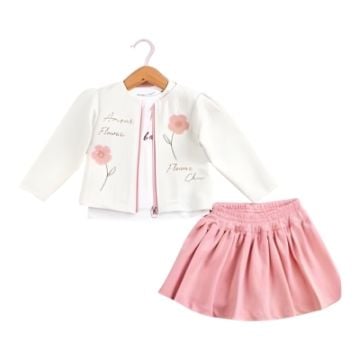 DONİNO ÇİÇEKLİ KIZ TAKIM