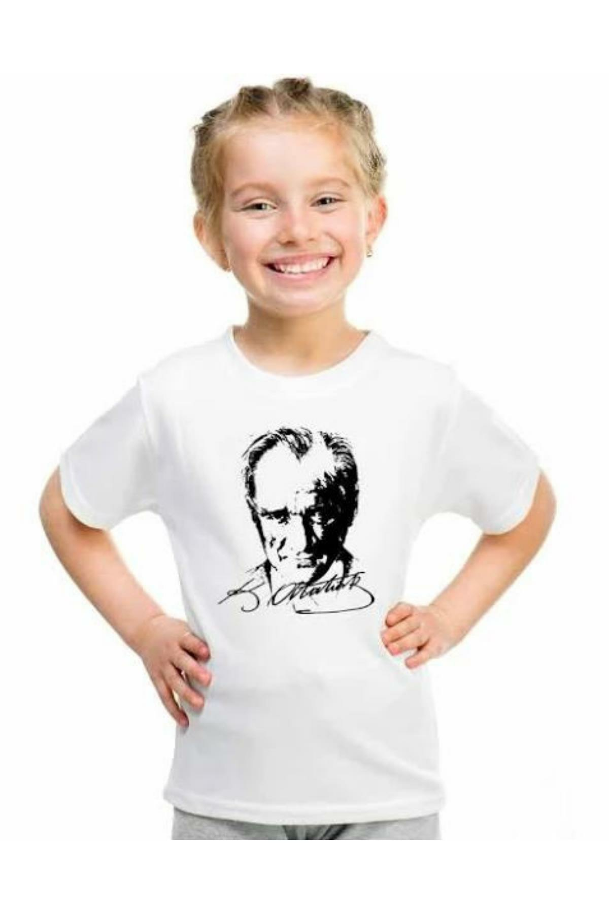 Pundikids Atatürk Baskılı Beyaz T-shirt