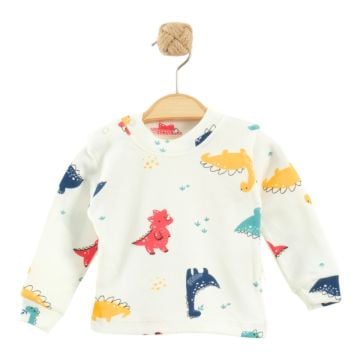 BEBEK DİNO BASKILI SWEATH