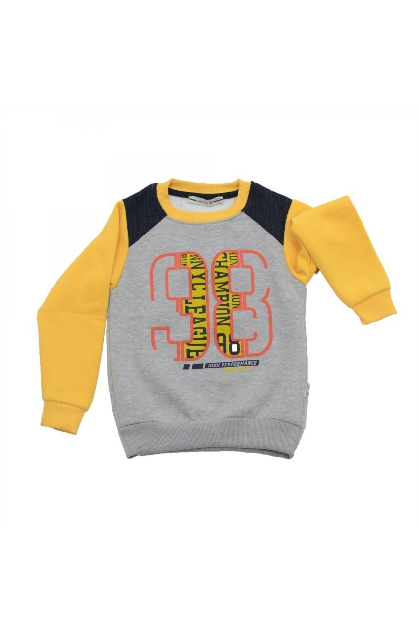 Şardonlu Üç İp  Erkek Sweat