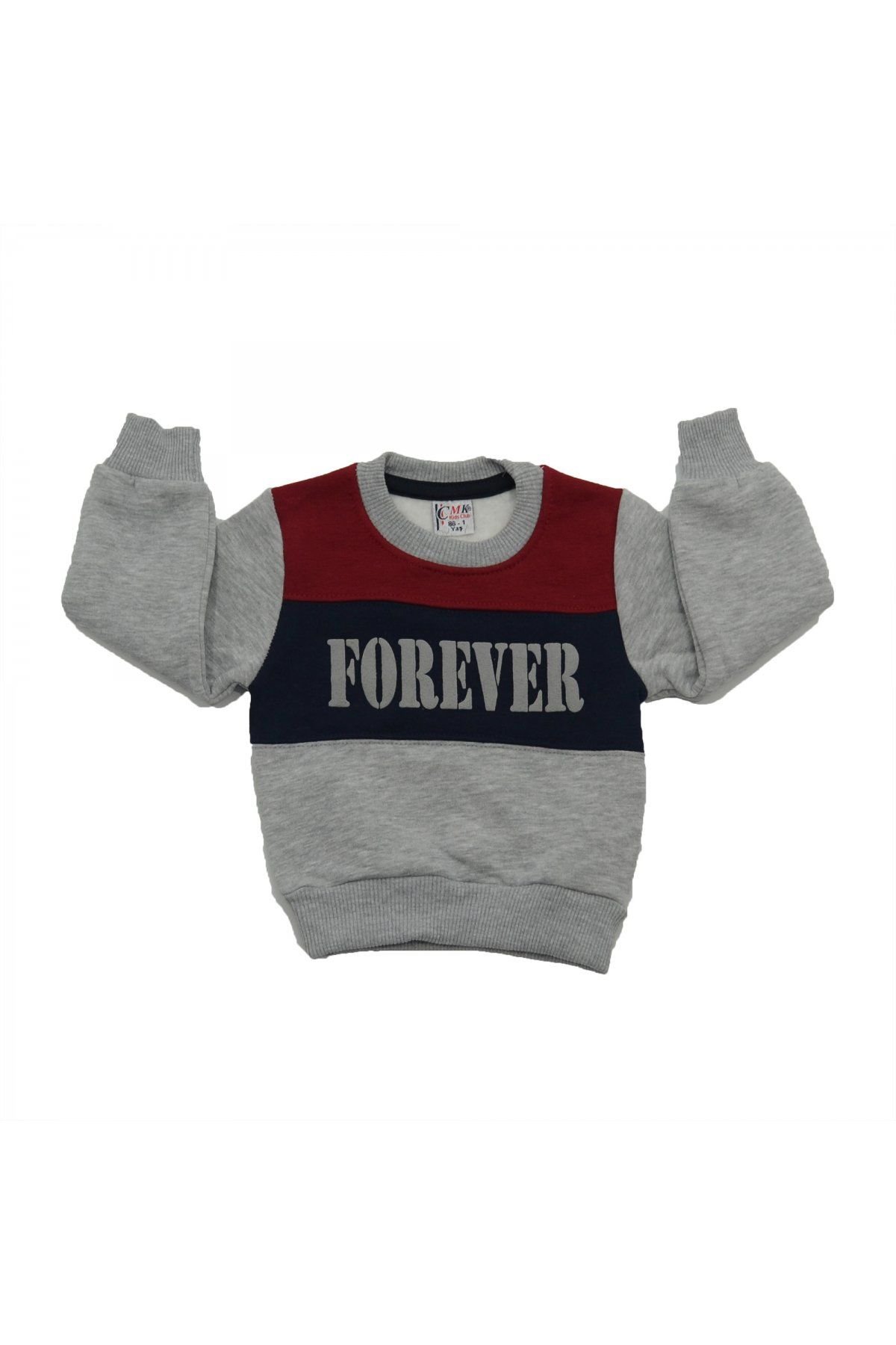 CMK Kids Baskılı Kabartmalı Erkek Sweat