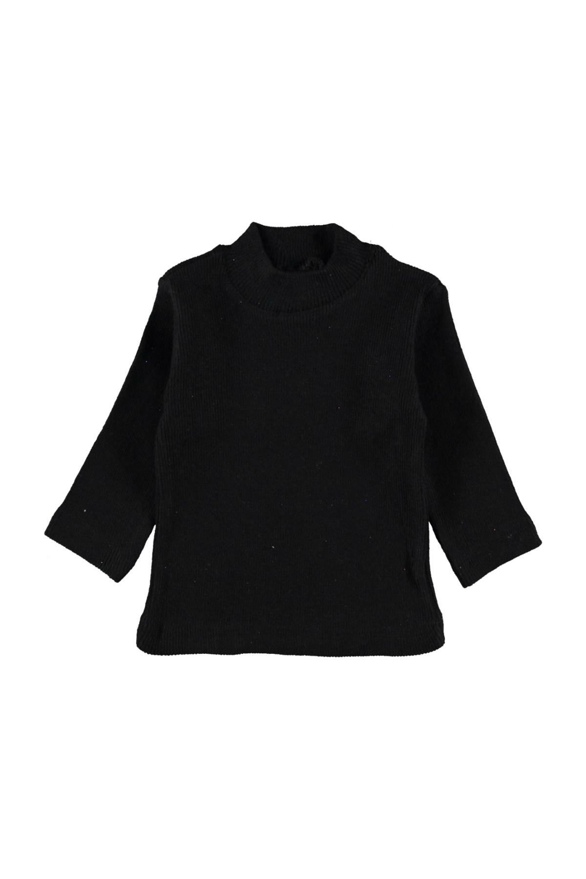 Pundikids Çocuk Yarım Balıkçı Yaka Raporlu Düz Badi