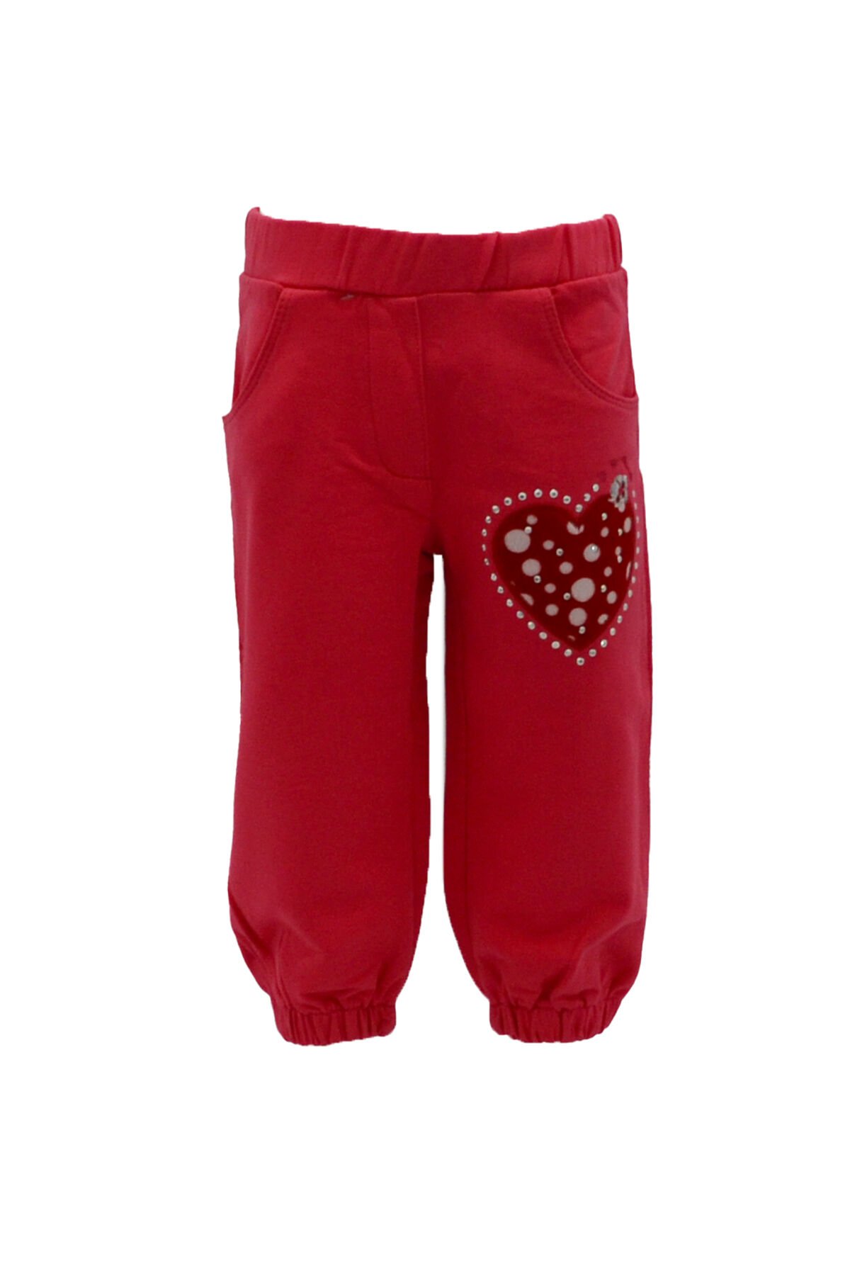 Watch Me Taşlı Nakışlı Kız Çocuk Eşofman Altı