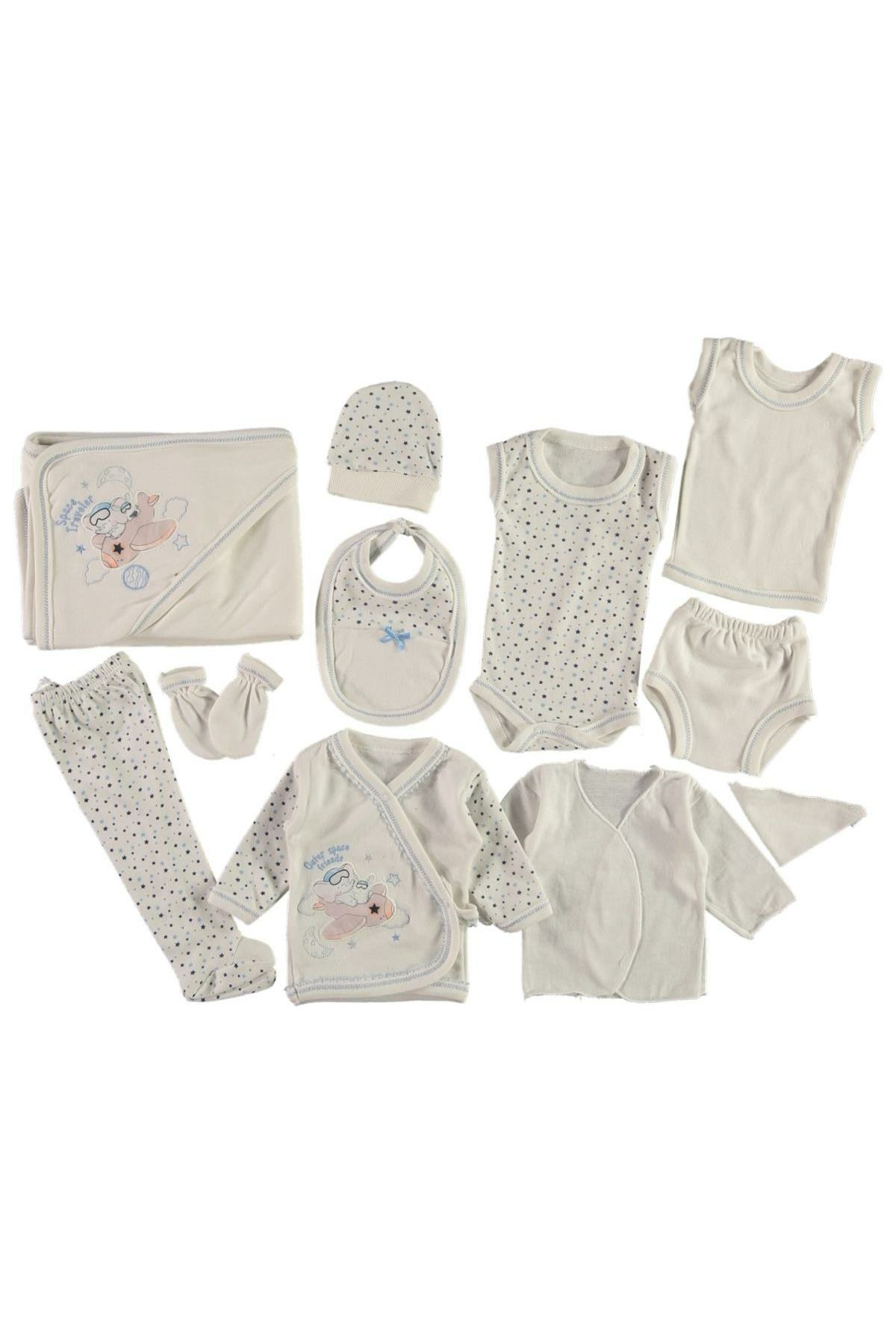 Pundikids Erkek Bebek10 Parça Hastane Çıkış Seti