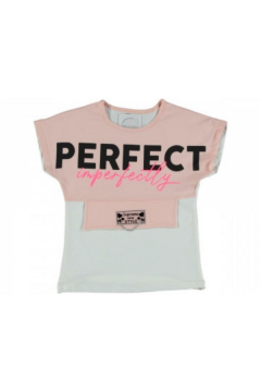 Pundikids Kız Çocuk Kanguru Cep Detaylı Tişört