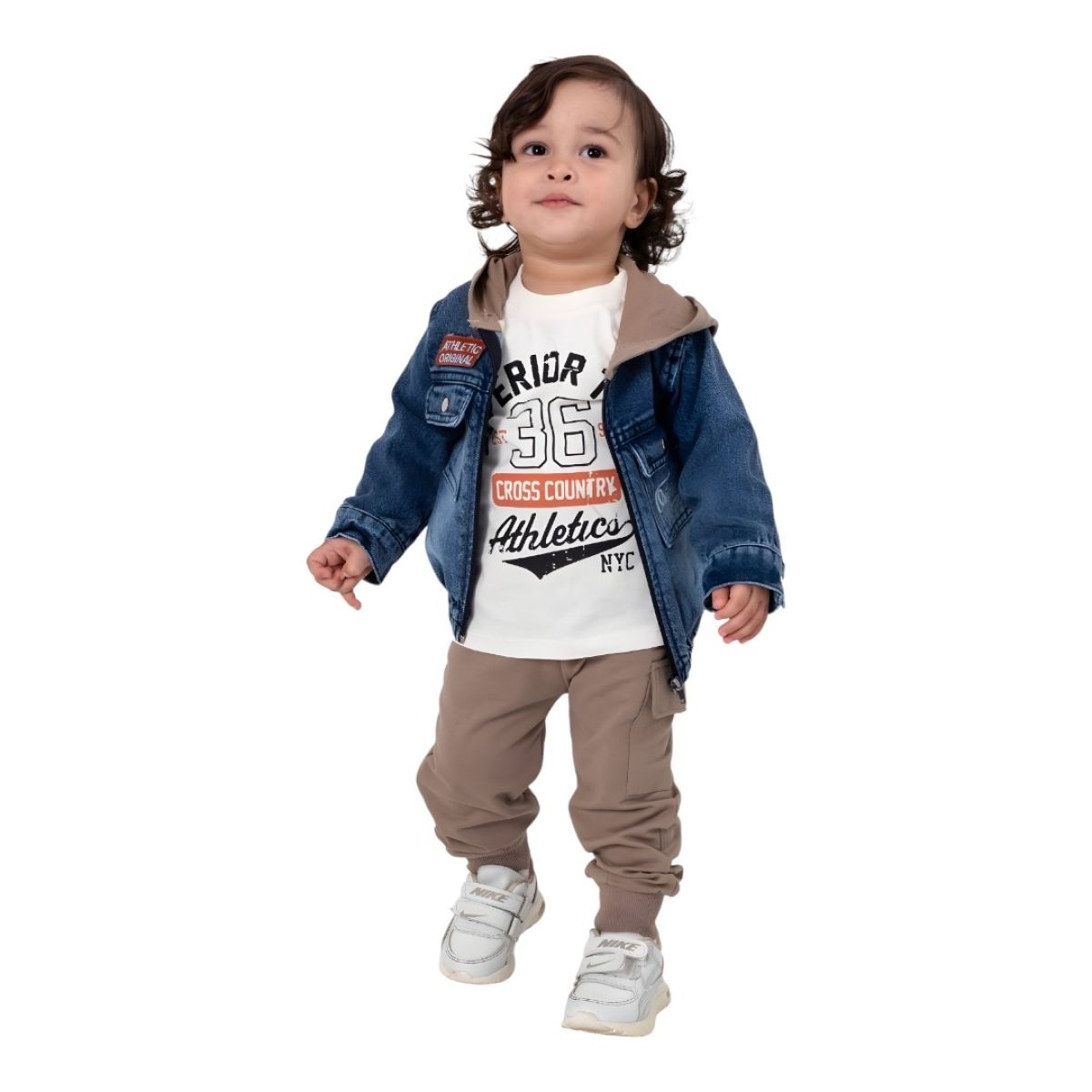 ORİGİNAL YAZILI CEKETLİ 3 LÜ TAKIM