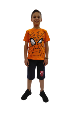 Erkek Çocuk örümcek Adam Baskılı 2'Li Takım