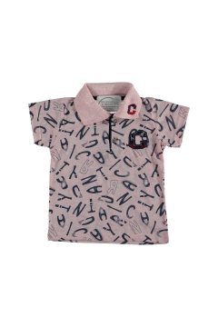 Pundikids Erkek Çocuk Harf Baskılı Tişört