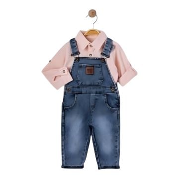 ARMALI RENKLİ GÖMLEKLİ KOT SLOPET