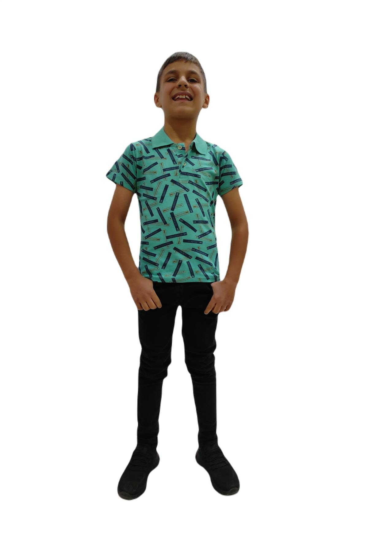 Pundikids Gömlek Yaka Erkek Çocuk Tişört