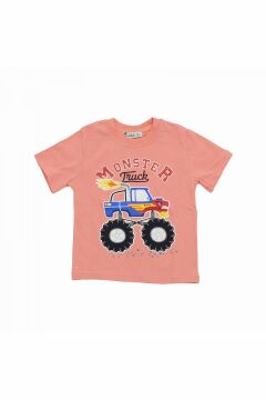 Alg Baskılı Erkek Çocuk T-shirt