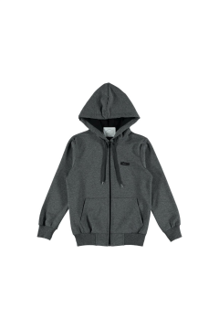 Pundikids Çocuk Fermuarlı Kapüşonlu İki İplik Mevsimlik Hırka