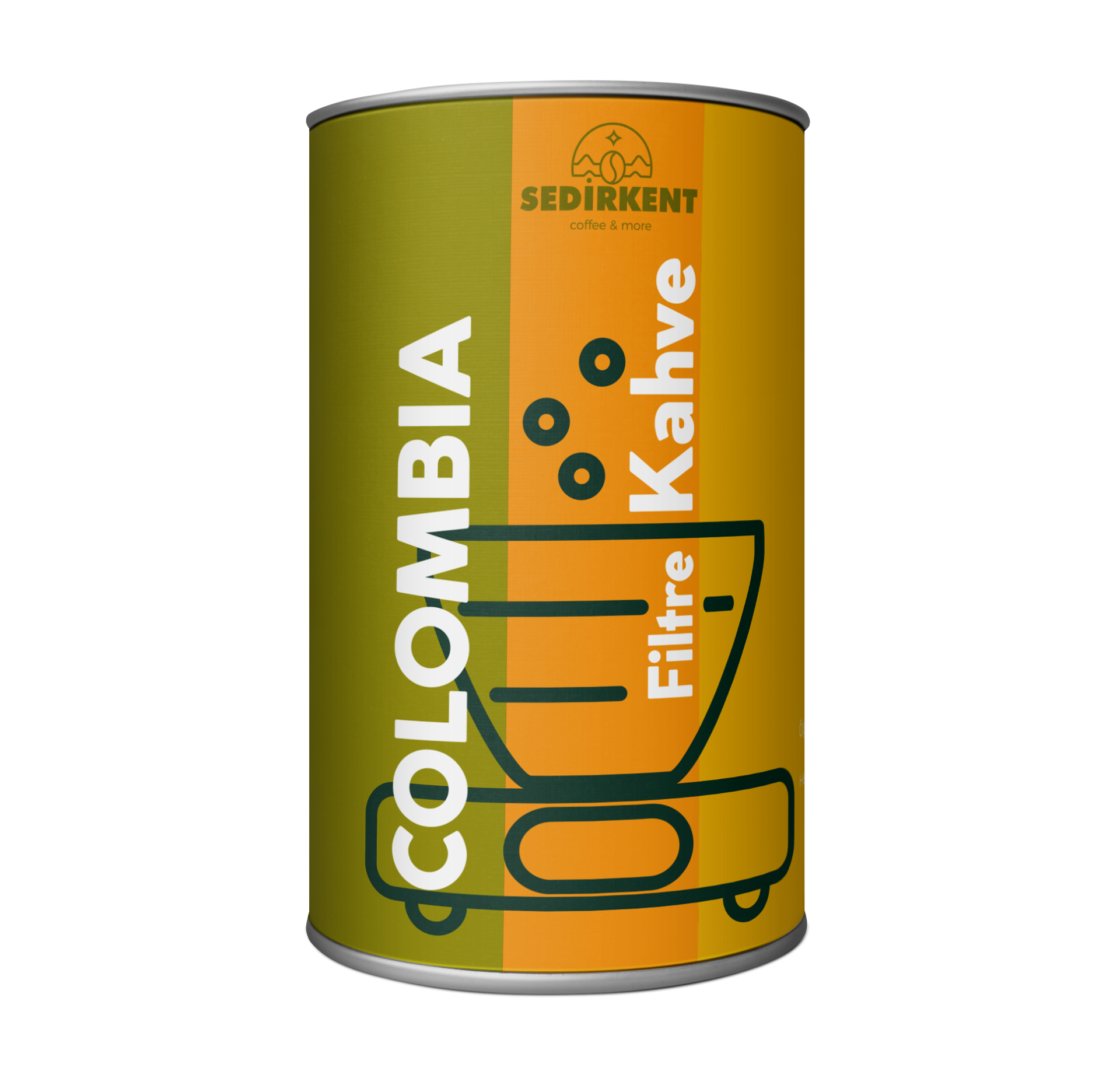 Colombia Filtre Kahve Metal Kutu (250gr)