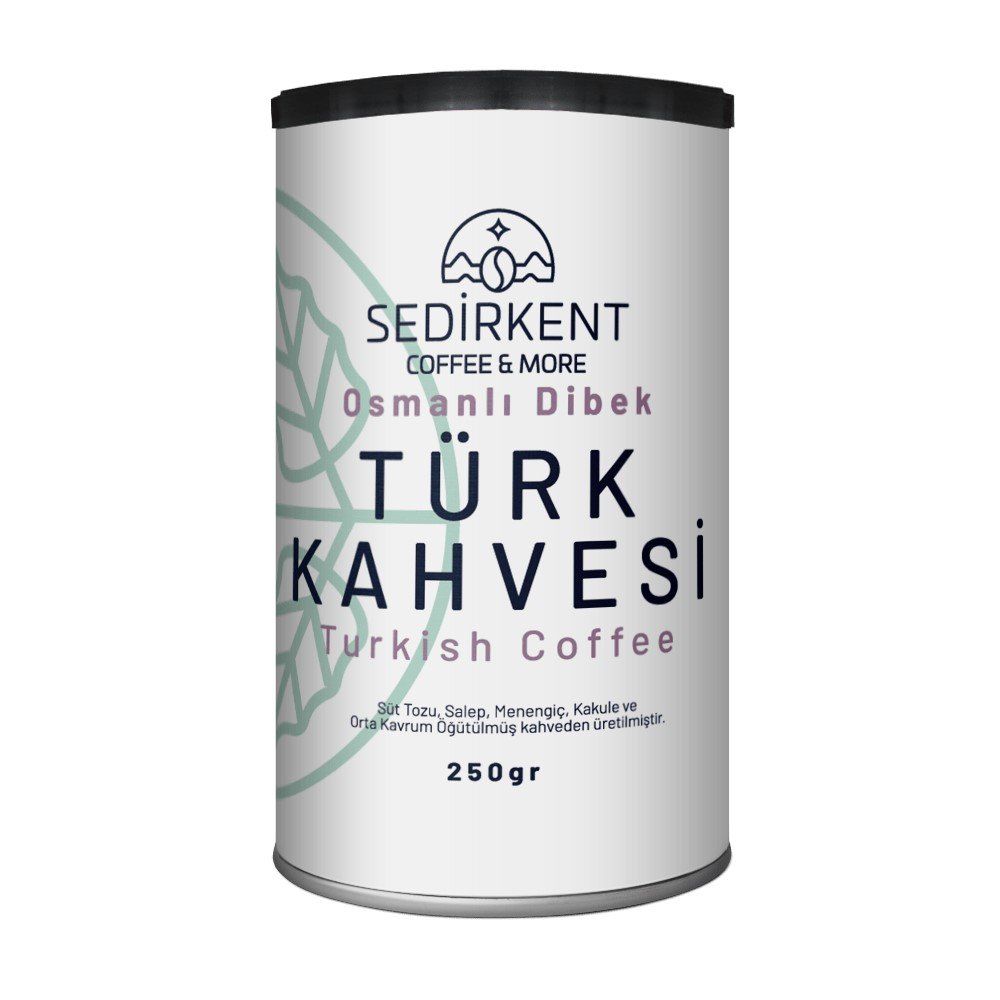 Türk Kahvesi Dibek Metal Kutu (250gr)