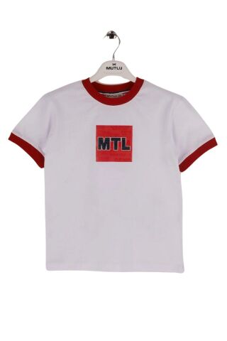 Mutlu Kids Kısa Kollu Erkek Çocuk Tişört Vizon - 9 Yaş