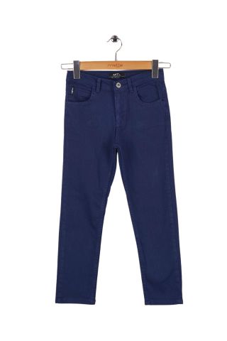 Mutlu Kids Erkek Çocuk Denim Pantolon Siyah - 7 Yaş