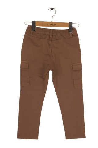 Mutlu Kids Kargo Cepli Erkek Çocuk Pantolon Bej - 6 Yaş