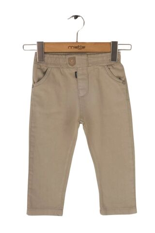 Mutlu Kids Beli Lastikli Erkek Bebek Gabardin Pantolon ÇAĞLA - 9-12 Ay