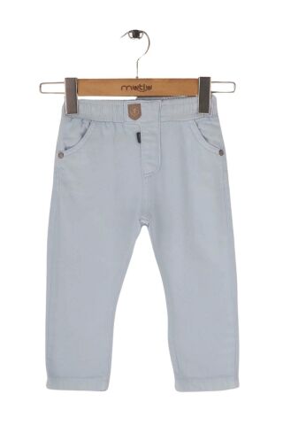Mutlu Kids Beli Lastikli Erkek Bebek Gabardin Pantolon ÇAĞLA - 9-12 Ay
