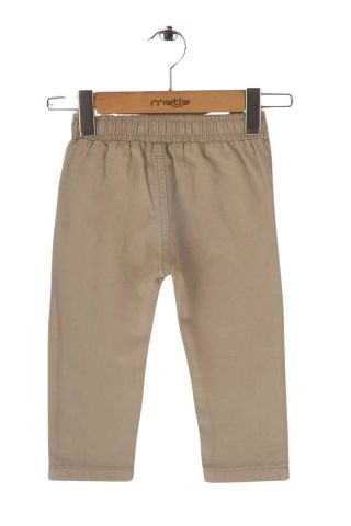 Mutlu Kids Beli Lastikli Erkek Bebek Gabardin Pantolon ÇAĞLA - 9-12 Ay