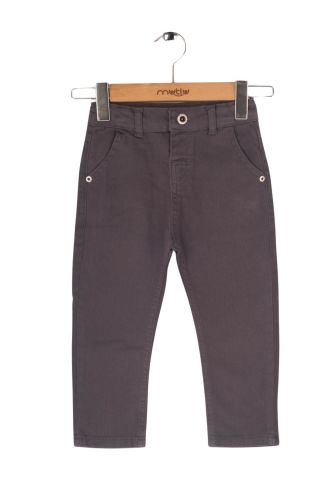 Mutlu Kids Erkek Bebek Denim Pantolon Haki - 12 Ay