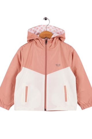 Mutlu Kids Kız Çocuk Yağmurluk Krem - 6 Yaş