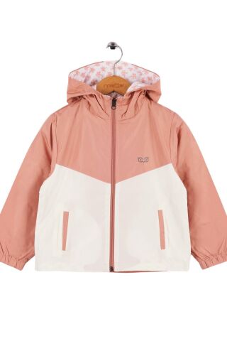 Mutlu Kids Kız Çocuk Yağmurluk Krem - 6 Yaş