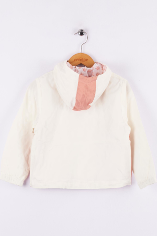 Mutlu Kids Kız Çocuk Yağmurluk Krem - 6 Yaş