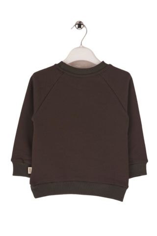 Mutlu Kids Cep Detaylı Erkek Bebek Sweatshirt Lacivert - 6-9 Ay