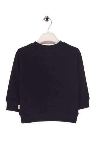 Mutlu Kids Cep Detaylı Erkek Bebek Sweatshirt Lacivert - 6-9 Ay