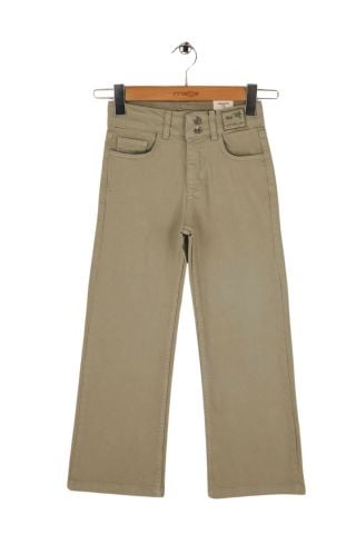 Mutlu Kids Kız Çocuk Wide Leg Kot Pantolon ÇAĞLA - 9 Yaş