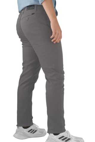 Mutlu Kids Erkek Çocuk Gabardin Pantolon Gri - 9 Yaş