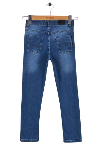 Mutlu Kids Erkek Çocuk Pantolon ORTA MAVİ - 11 Yaş