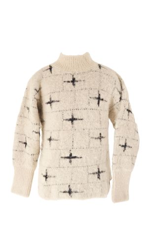 Mutlu Kids Yumuşak Dokulu Kız Çocuk Kazak Pudra - 14-15 Yaş