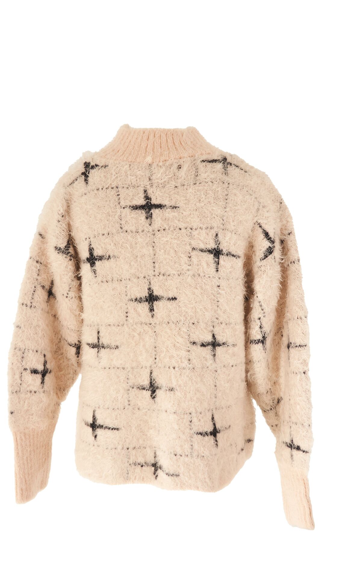 Mutlu Kids Yumuşak Dokulu Kız Çocuk Kazak Pudra - 14-15 Yaş