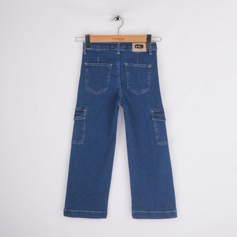 Mtlu Stretch Fıt Kargo Jean