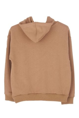 Mutlu Kids Kapüşonlu Erkek Çocuk Sweatshirt Vizon - 13-14 Yaş