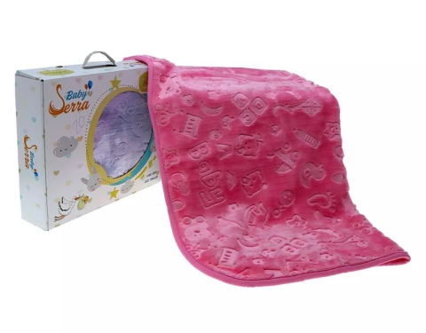Serra Home Pembe Bebek Battaniye Pembe