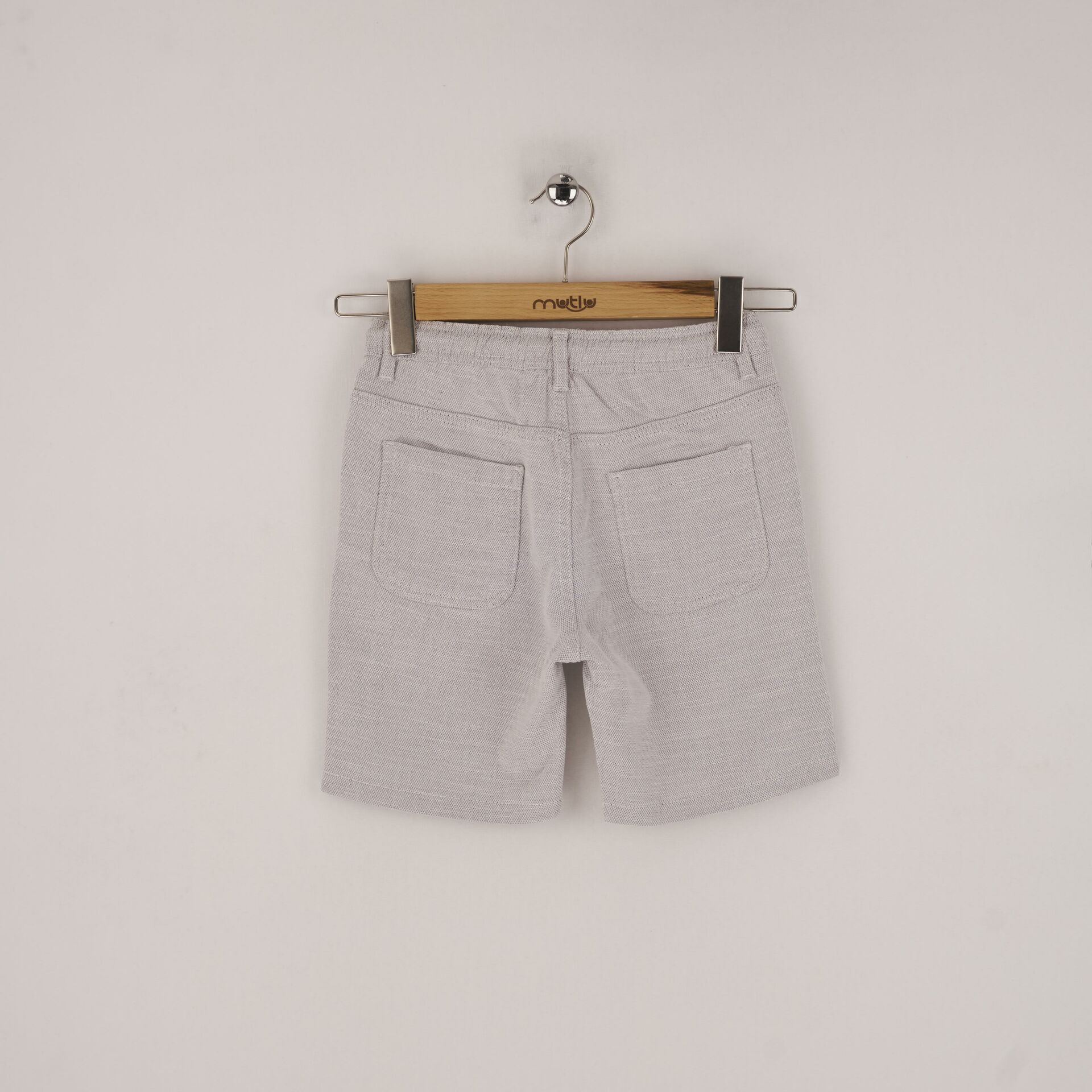 Mutlu Kids Erkek Çocuk Şort Beyaz - 9 Yaş