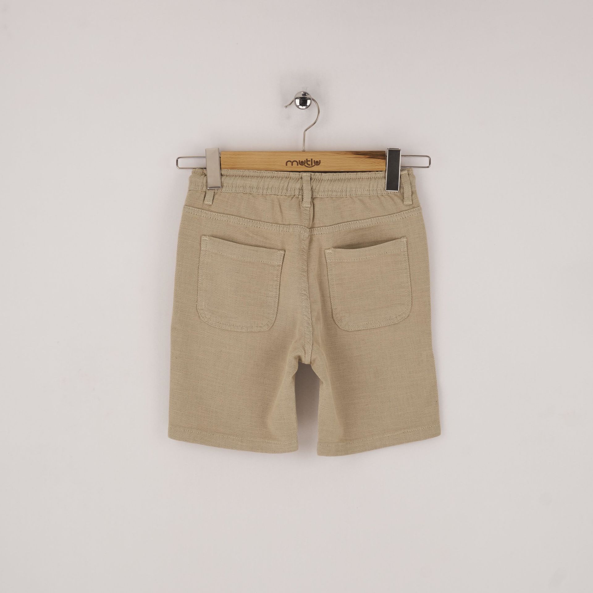 Mutlu Kids Erkek Çocuk Şort Bej - 8 Yaş