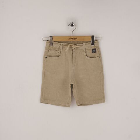 Mutlu Kids Erkek Çocuk Şort Bej - 9 Yaş