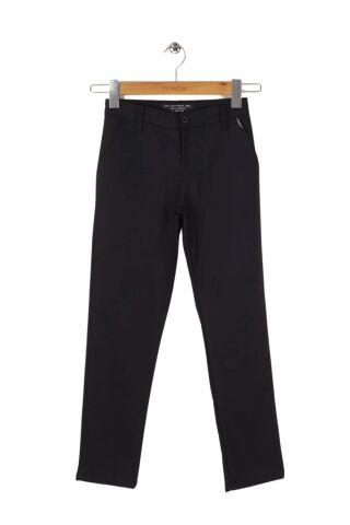 Mutlu Kids Cepli Kız Çocuk Okul Pantolonu Siyah - 14 Yaş