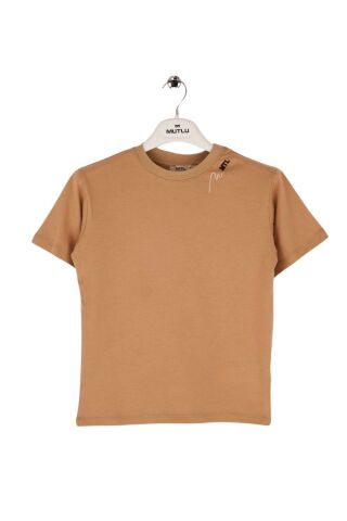 Mutlu Kids Kısa Kollu Erkek Tişört Turkuaz - 4 Yaş