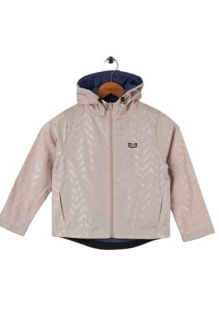 Mutlu Kids Zig Zak Desenli Erkek Çocuk Yağmurluk Haki - 9 Yaş