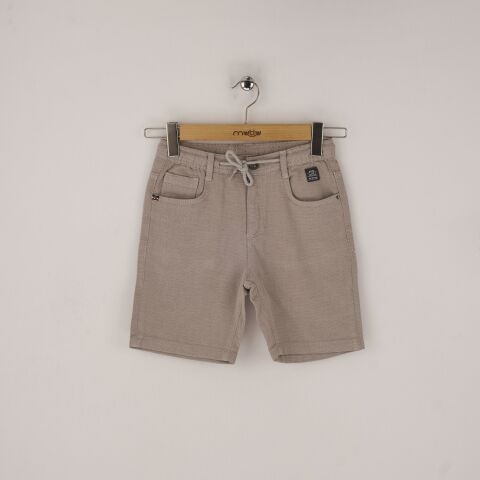 Mutlu Kids Erkek Çocuk Şort Gri - 8 Yaş