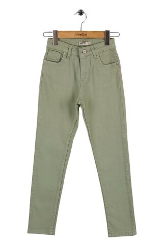 Mutlu Kids Kız Çocuk Gabardin Pantolon Pembe - 15 Yaş