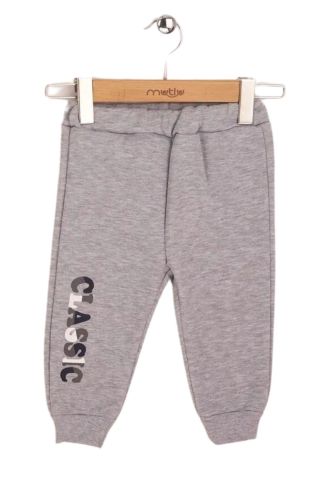 Baray Ekose Peluş Ceketli 3'lü Çocuk Takım Siyah Siyah - 2 Yaş