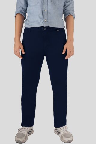 Mutlu Kids Erkek Çocuk Gabardin Pantolon Siyah - 12 Yaş