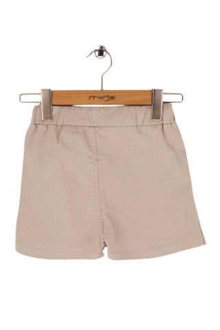 Mutlu Kids Fiyonk Detaylı Kız Çocuk Bebek Gabardin Şort Etek Gri - 5 Yaş