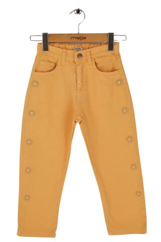 Mutlu Kids Kız Çocuk Bebek Pantolon Yeşil - 5 Yaş
